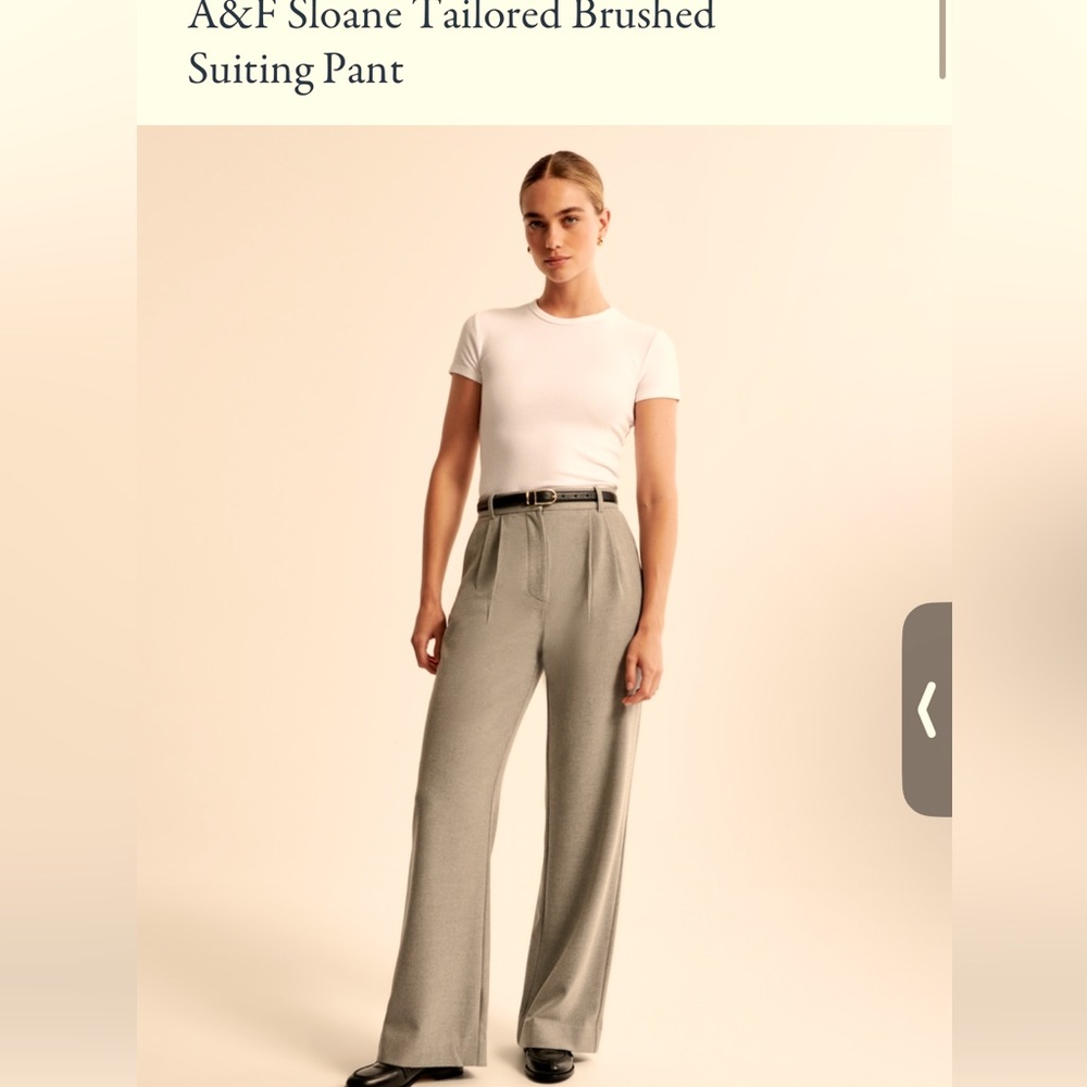 Abercrombie Trousers - cream